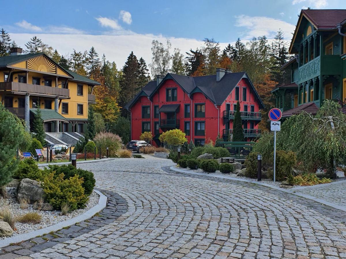 Dolina Wikingow 2-Poziomowy Apartament W Norweskiej Dolinie Z Dwoma Balkonami I Dostepem Do Strefy Wellness Szklarska Poręba Buitenkant foto