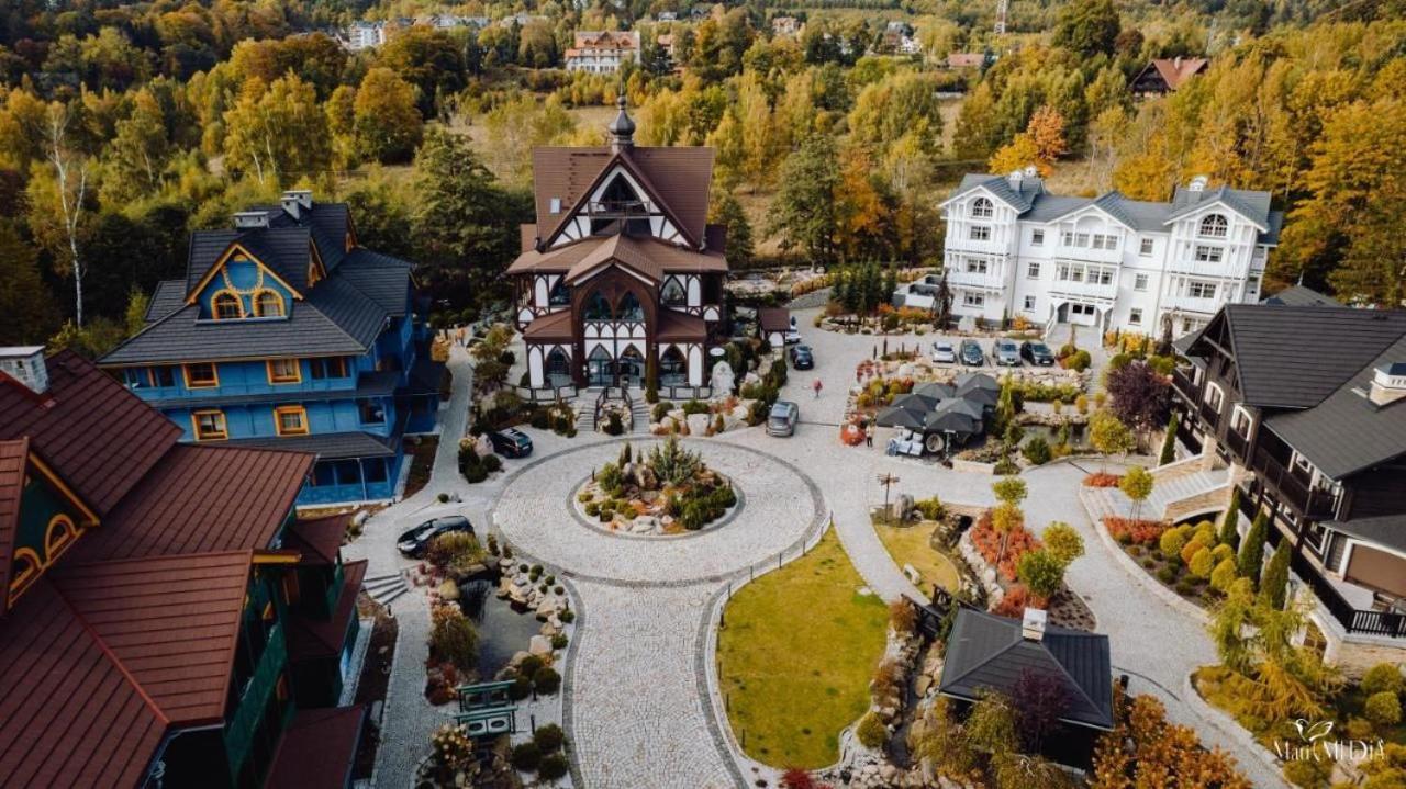 Dolina Wikingow 2-Poziomowy Apartament W Norweskiej Dolinie Z Dwoma Balkonami I Dostepem Do Strefy Wellness Szklarska Poręba Buitenkant foto